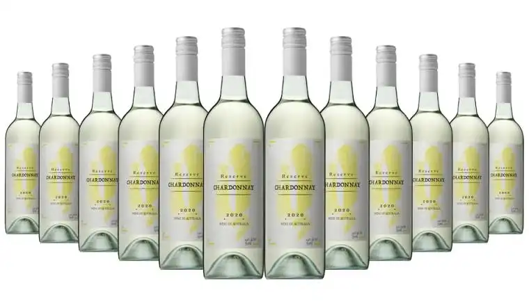 Q Reserve Chardonnay Wine 2020 Australia - 12 Bottles